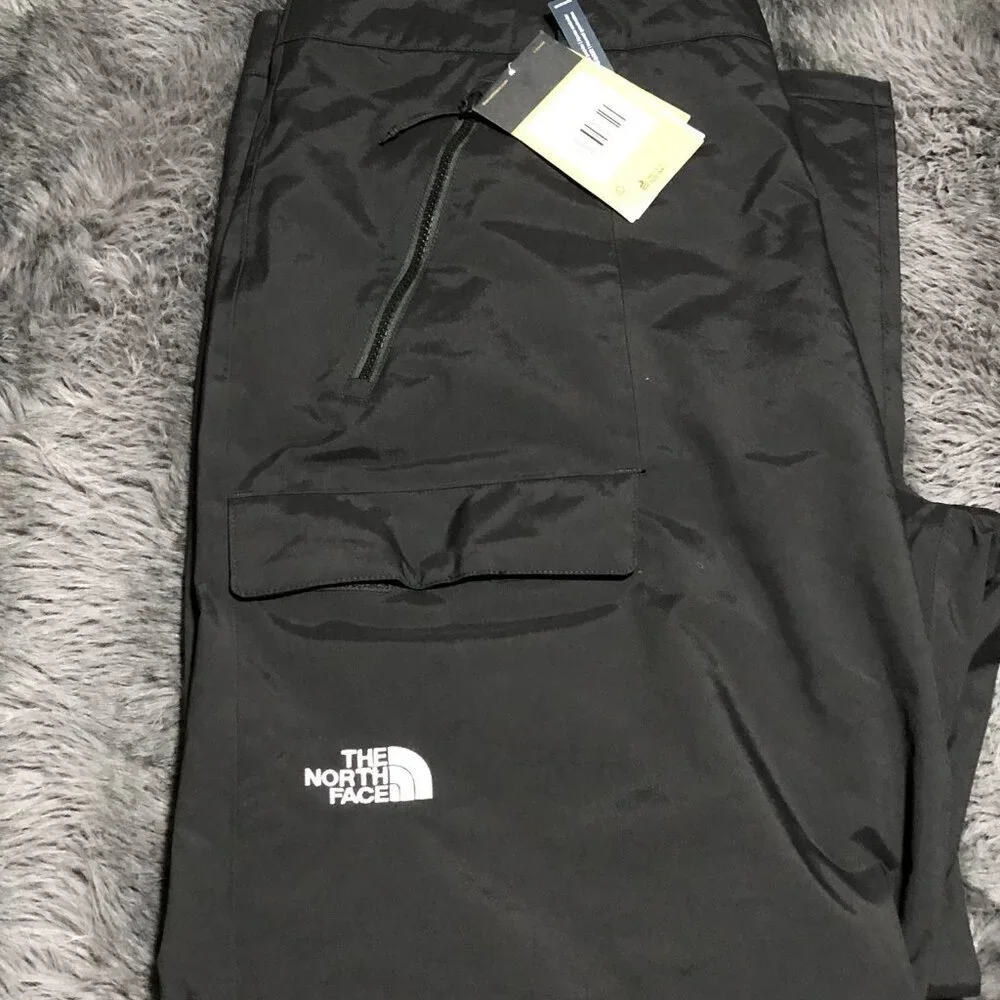 The North Face Slashback Cargo Ski Waterproof Snow Pants Mens XXL Black New